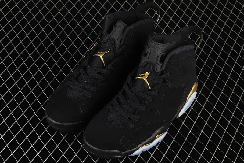 All Categories Air Jordan Jordan Series Basketball Shoes Air Jordan 6 Air Jordan 6 "DMP" AJ6 Joe 6 Black Gold Men's Cultural Basketball Shoes CT4954-007